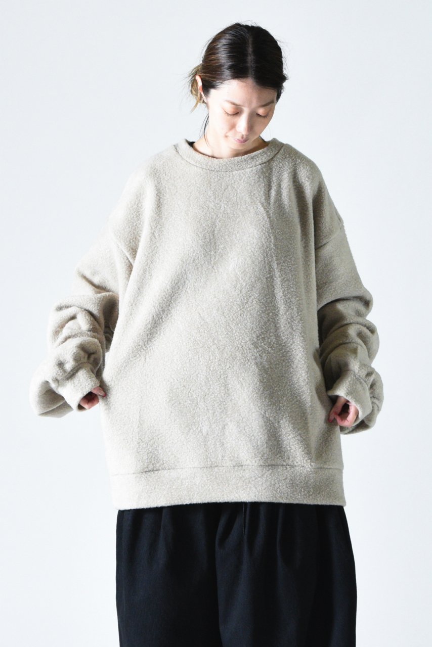 My Beautiful Landlet ニットビッグプルオーバー beige - BISHOOL 