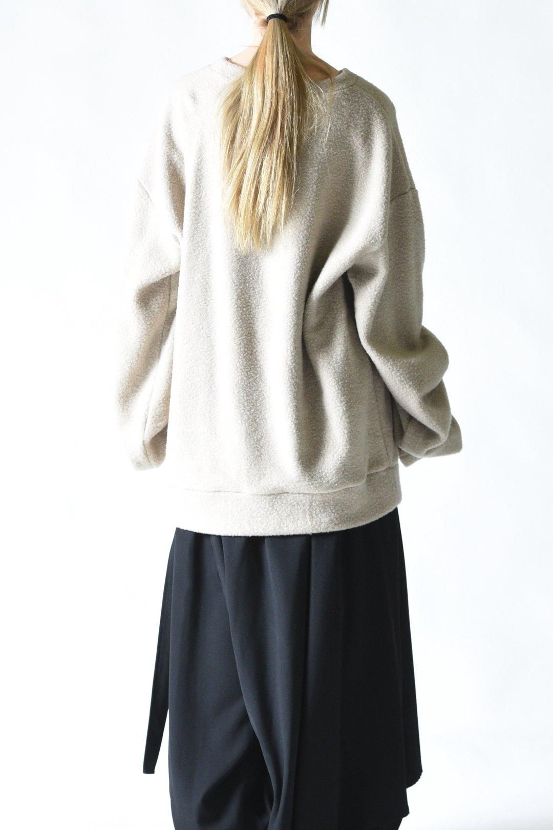 My Beautiful Landlet ニットビッグプルオーバー beige - BISHOOL