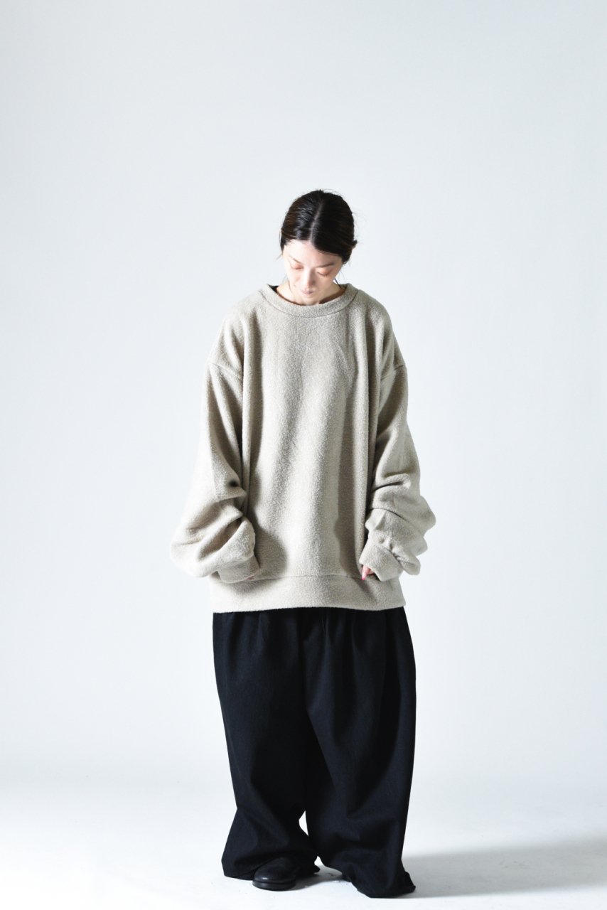 My Beautiful Landlet ニットビッグプルオーバー beige - BISHOOL