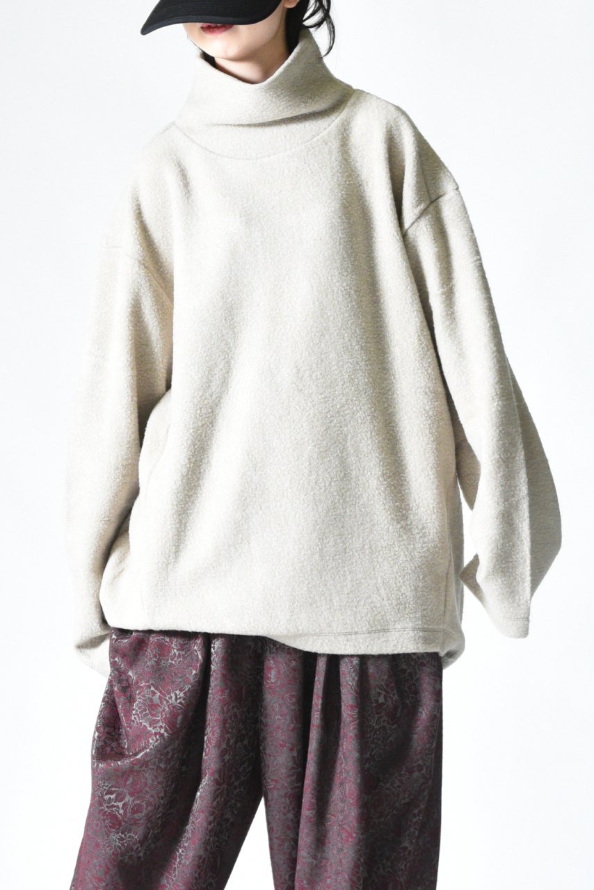 My Beautiful Landlet ハイネックビッグニット beige - BISHOOL,Edwina