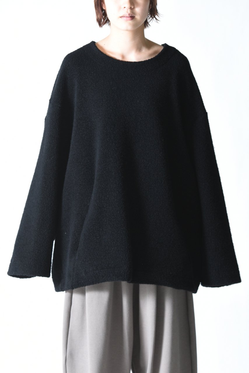 My Beautiful Landlet ビッグニットプルオーバー Black - BISHOOL