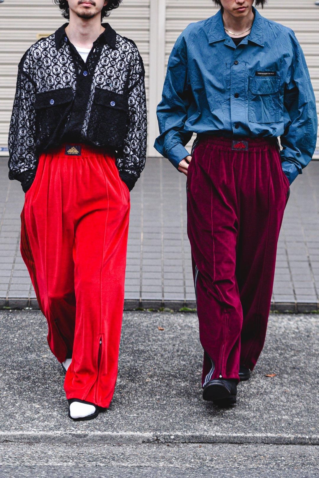 Leh Wide Track Pants Red - BISHOOL,Edwina Horl,My Beautiful Leh Wide Track Pants Red - BISHOOL,Edwina Horl,My Beautiful