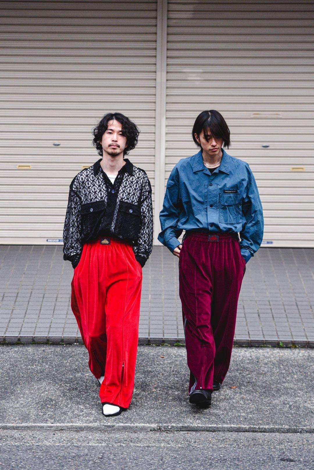 Leh Wide Track Pants Red - BISHOOL,Edwina Horl,My Beautiful