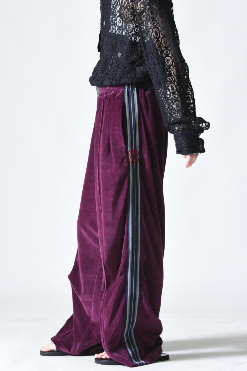 Leh Wide Track Pants Purple - BISHOOL,Edwina Horl,My Beautiful