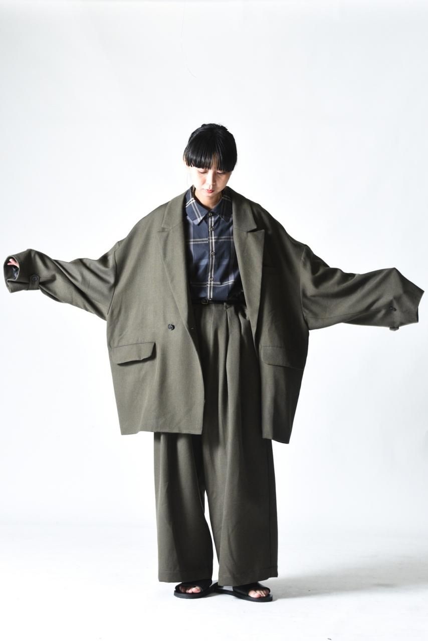 VOAAOV BISHU WOOL SURGE ビッグジャケット Olive - BISHOOL