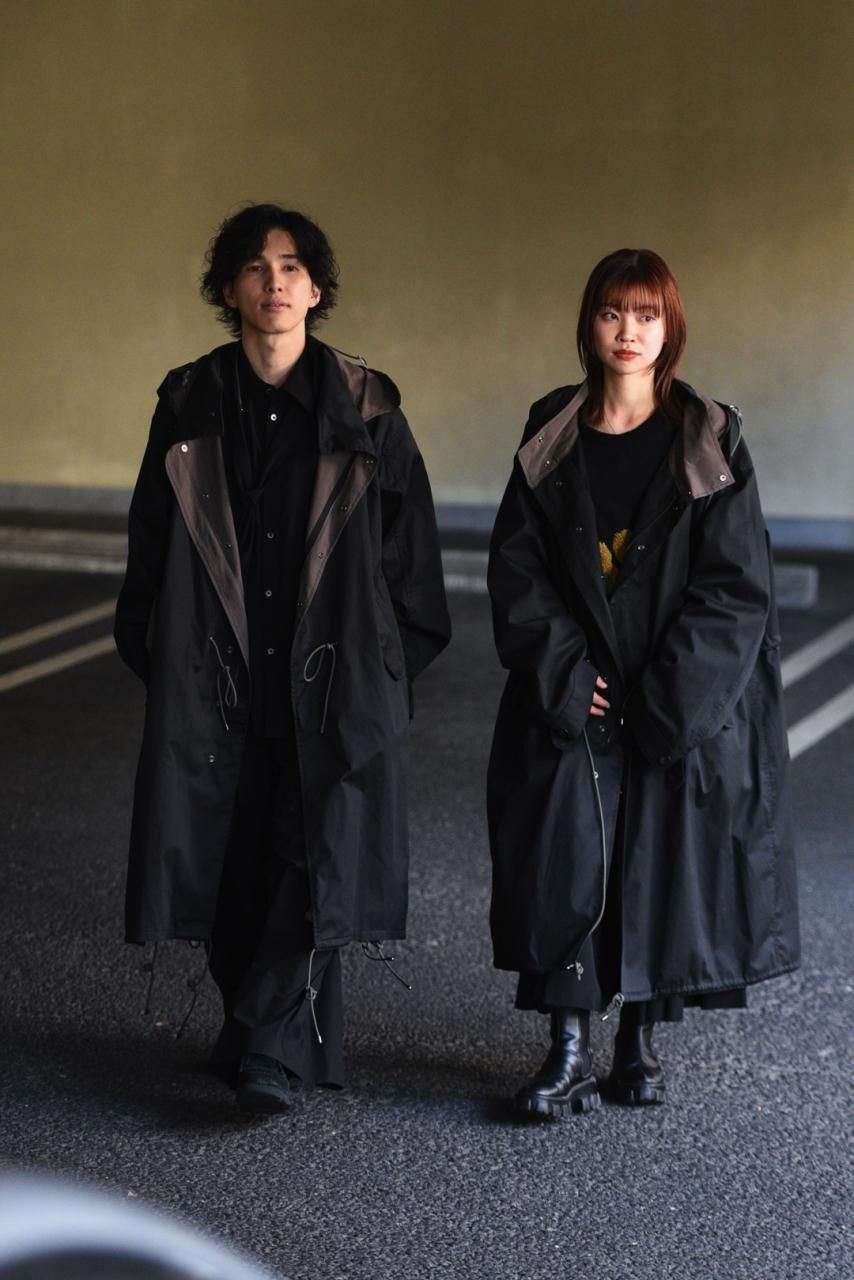 NaNo Art Layered mod coat black×black - BISHOOL,Edwina Horl
