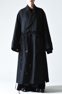 NaNo Art Night gown coat black 