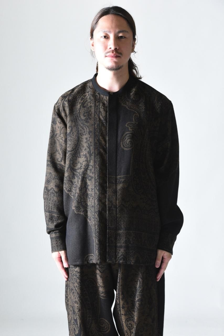 YANTOR Tibetan Paisley Jacquard Flyfront Shirt Dark Yellow - BISHOOL,Edwina  Horl,My Beautiful Landlet,YANTOR等取扱い OVIE STUDIO の通販サイト