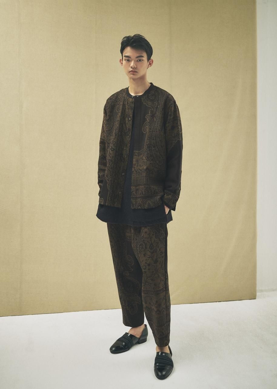 YANTOR Tibetan Paisley Jacquard Flyfront Shirt Dark Yellow - BISHOOL,Edwina Horl,My Beautiful Landlet,YANTOR等取扱い OVIE STUDIO の通販サイト YANTOR Tibetan Paisley Jacquard Flyfront Shirt Dark Yellow - BISHOOL,Edwina Horl,My Beautiful Landlet,YANTOR等取扱い OVIE STUDIO の通販サイト