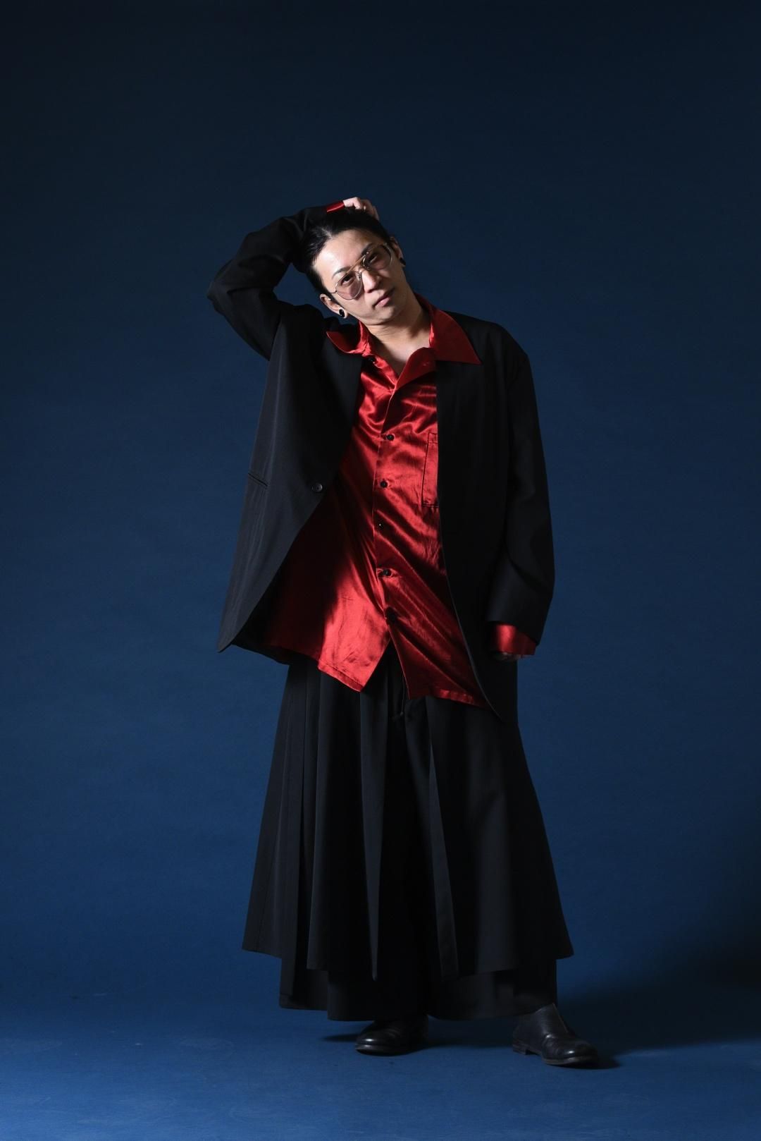 BISHOOL Wool Gabardine 02 Lapel Long Jacket black - BISHOOL