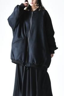 BISHOOL  Angora Wool Reversible Blouson