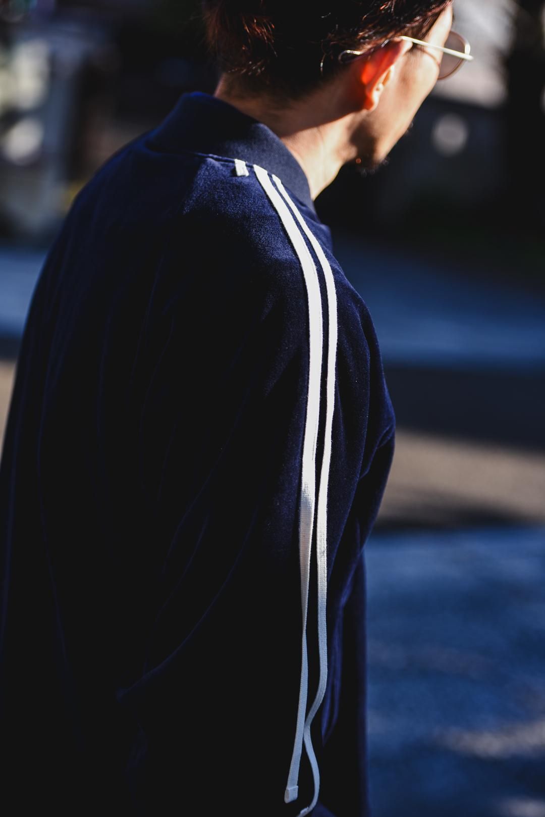 My Beautiful Landlet ベロアMBLジャージー Navy - BISHOOL