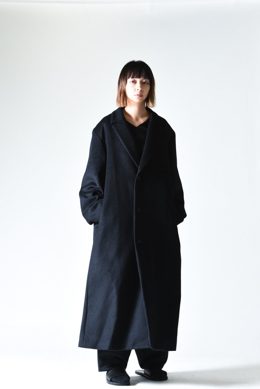 Edwina Hörl × BISHOOL] Angora Wool Big Doctor Coat - BISHOOL