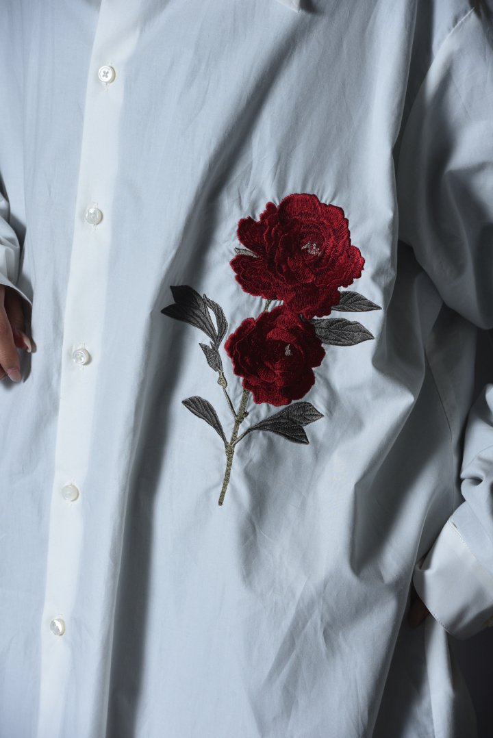 BISHOOL Embroidery Old Cotton LS Big Shirt white - BISHOOL,Edwina Horl,My  Beautiful Landlet,YANTOR等取扱い OVIE STUDIO の通販サイト