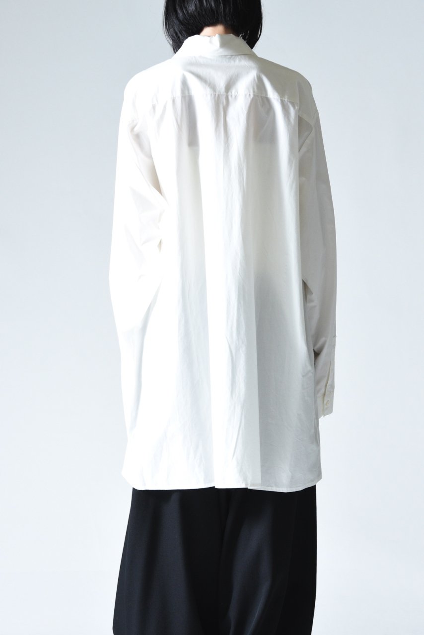 BISHOOL Embroidery Old Cotton Big Shirt - シャツ