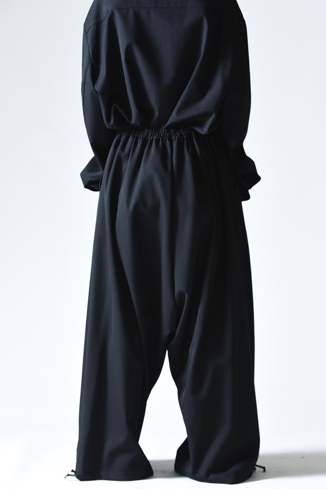 BISHOOL Embroidery Wool Gabardine Goto-Gi Pants -着物姿