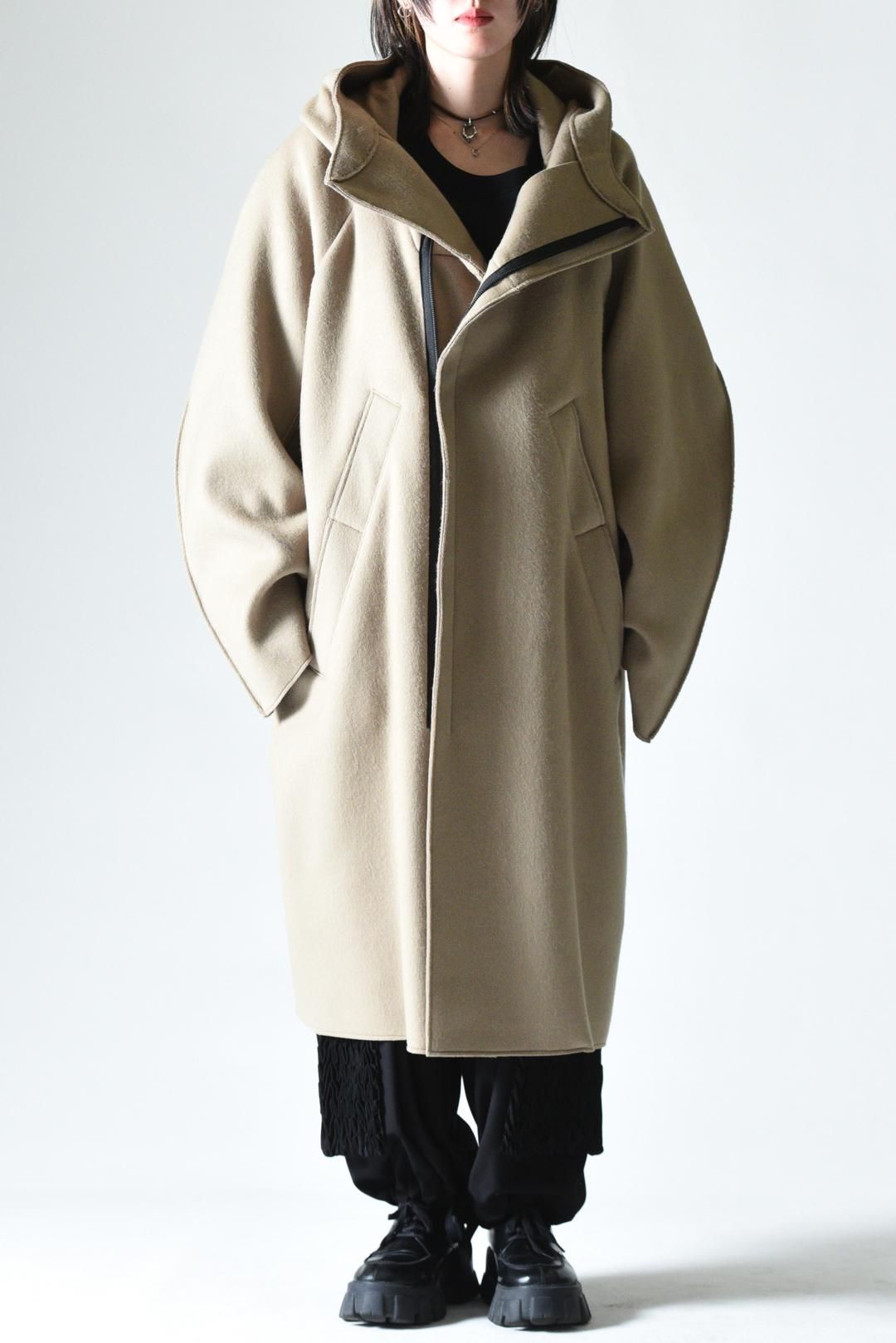 My Beautiful Landlet ダブルビーバーメルトンフードビッグコート beige - BISHOOL,Edwina Horl,My  Beautiful Landlet,YANTOR等取扱い OVIE STUDIO の通販サイト