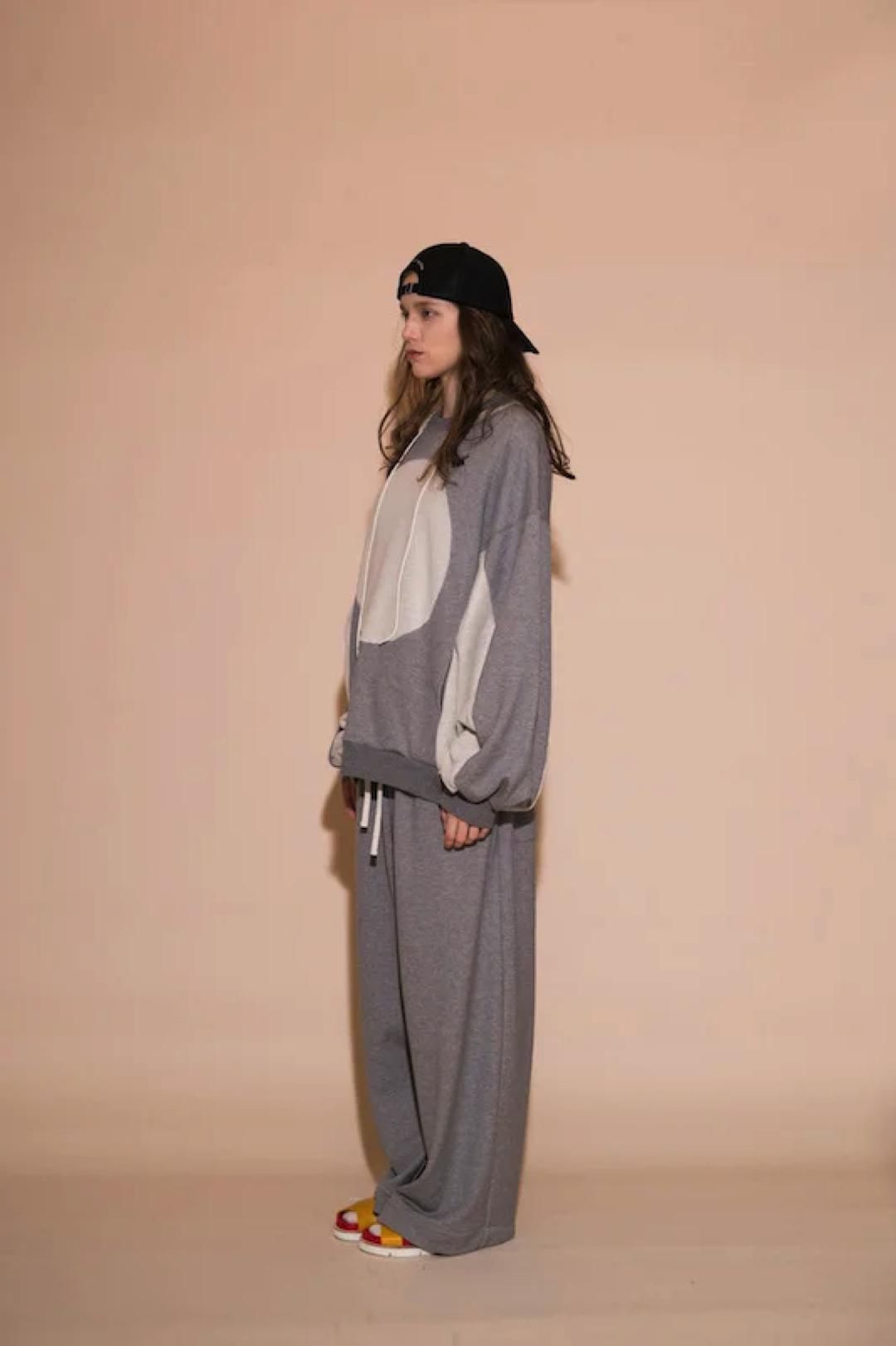 My Beautiful Landlet 日の丸ドルマンビッグスウェット Gray