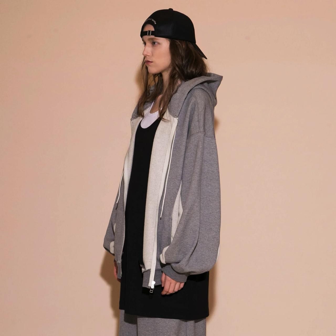 My Beautiful Landlet ドルマンビッグスウェットパーカー Gray