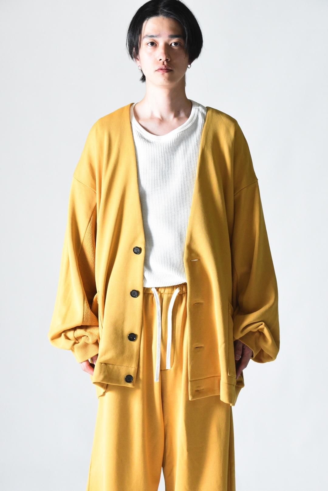 My Beautiful Landlet ドルマンビッグスウェットカーディガン Yellow