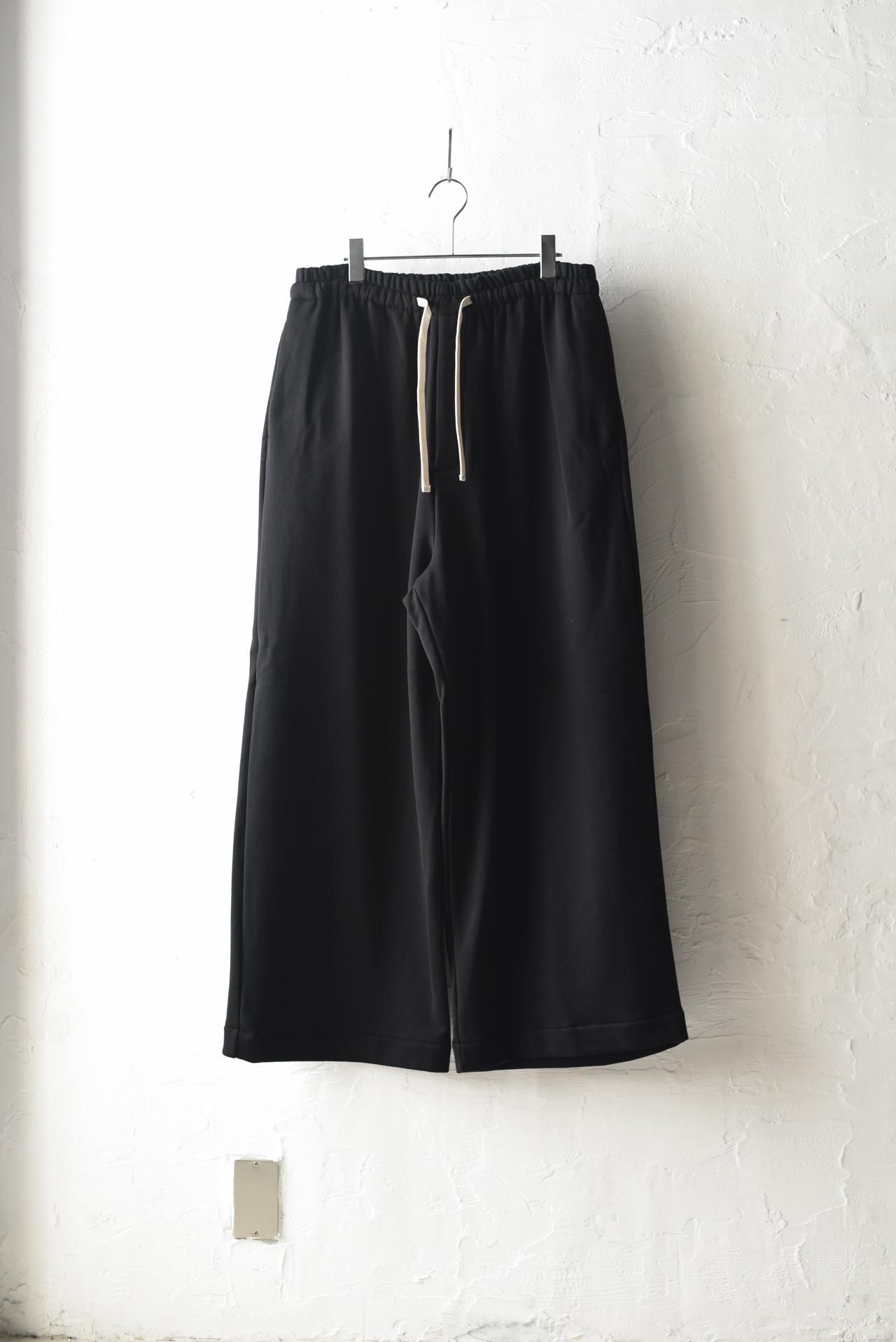 My Beautiful Landlet スウェットワイドイージーパンツ Black