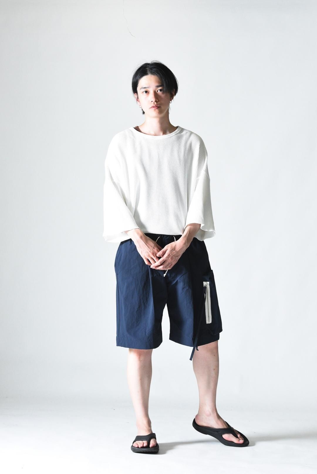 My Beautiful Landlet カーゴポケットワイドショーツ Navy