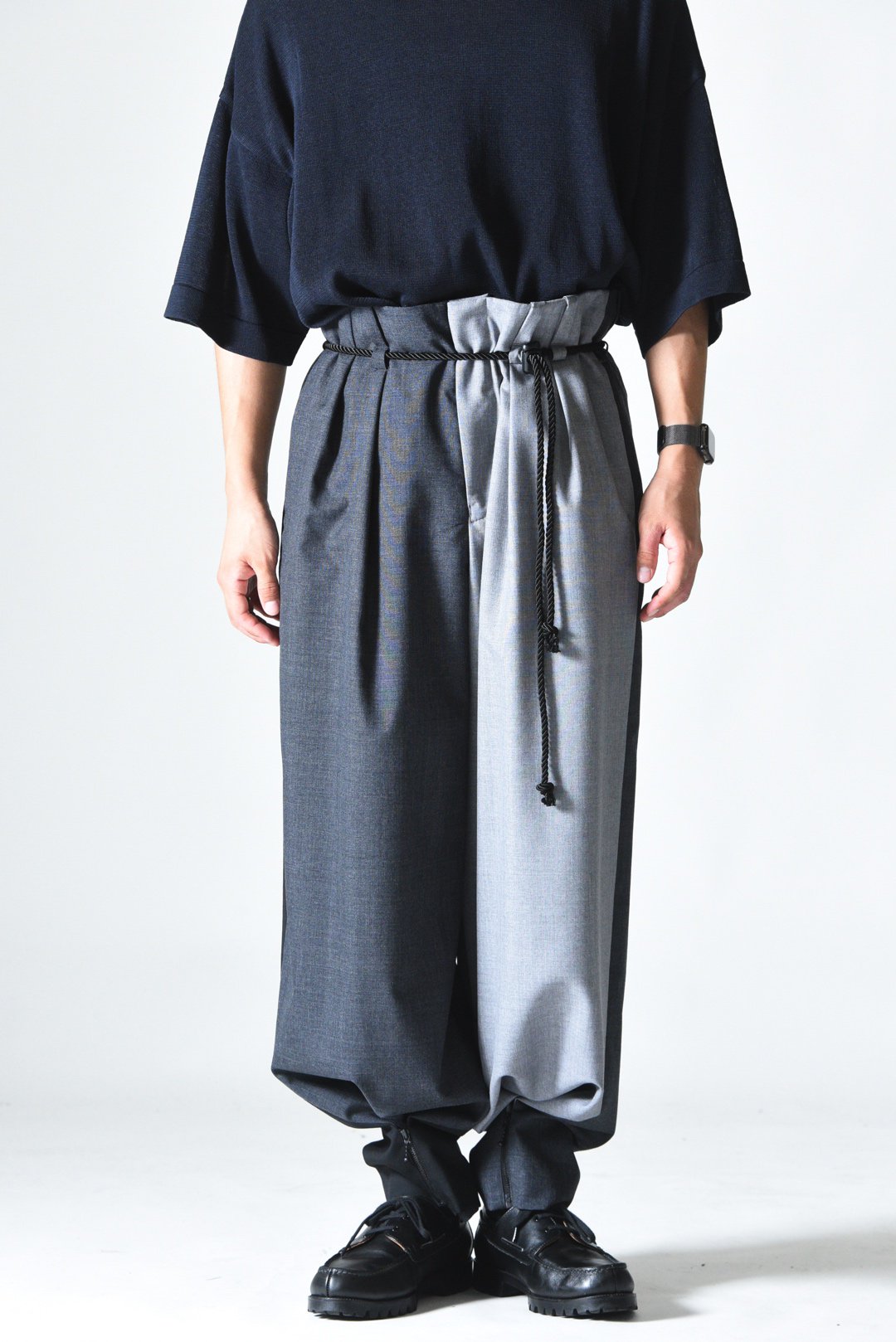 ETHOSENS PANEL STRIPE SLACKS 欲しいの - パンツ