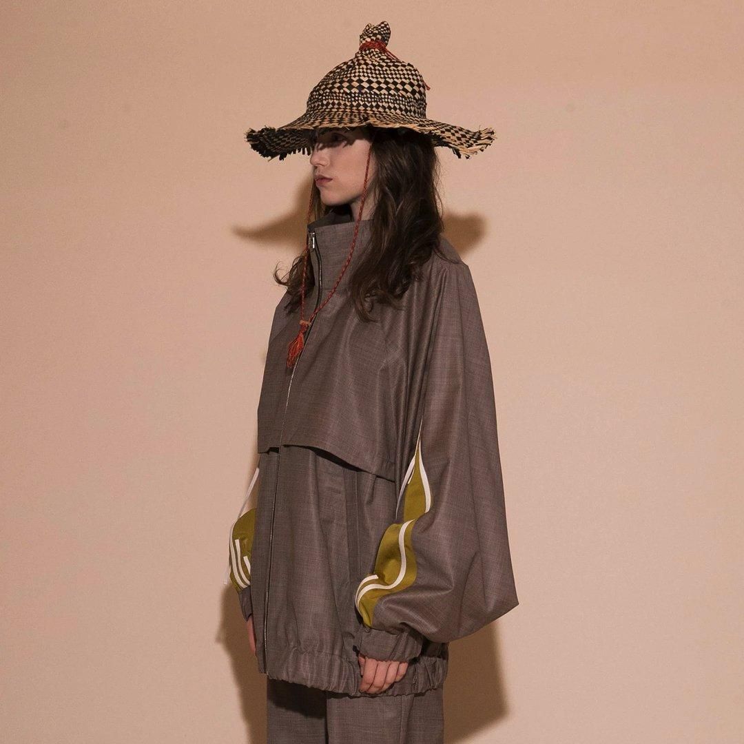 My Beautiful Landlet ジャケット My Beautiful Landlet トルコウールラインビッグトラックジャケット