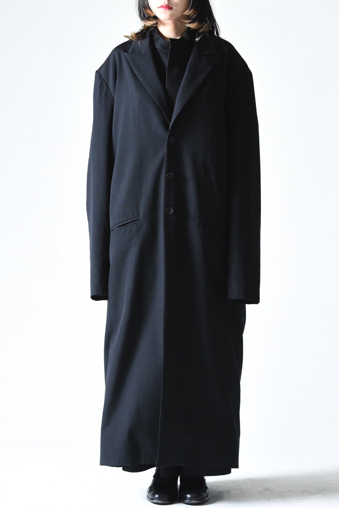 BISHOOL Wool Gabardine 90 Zip Coat brown - セットアップ