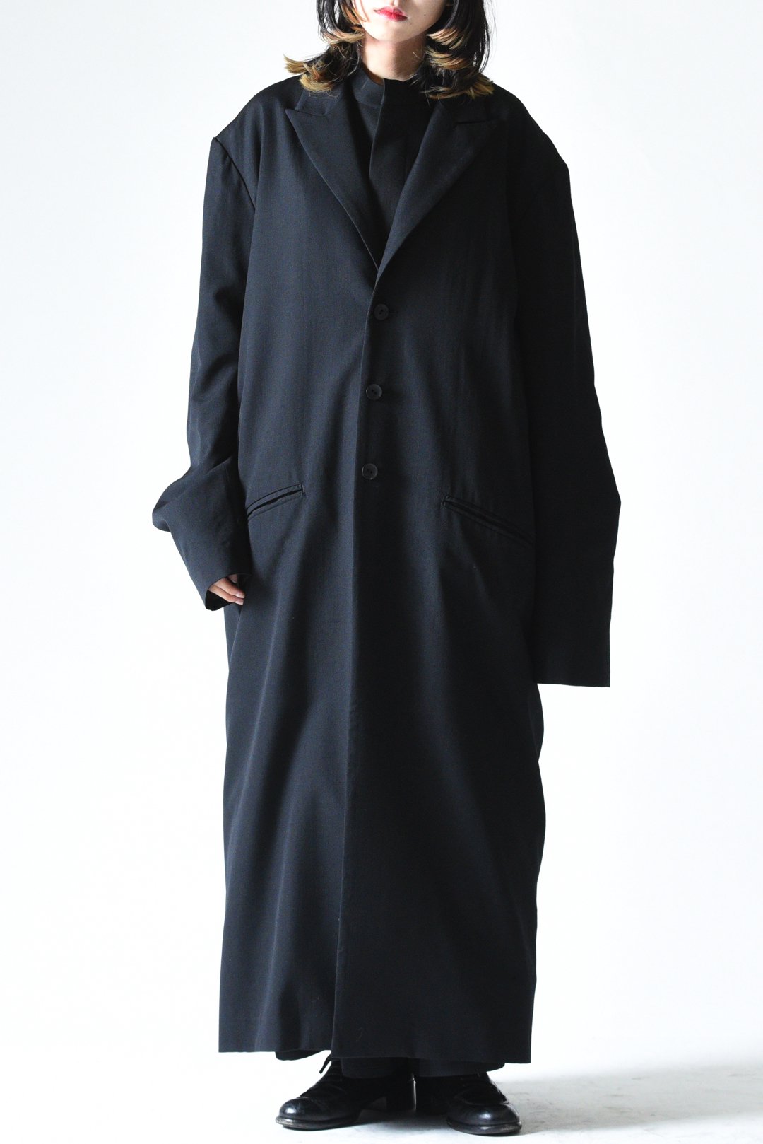 BISHOOL Wool Gabardine Peaked Lapel Long Coat - BISHOOL,Edwina Horl,My  Beautiful Landlet,YANTOR等取扱い OVIE STUDIO の通販サイト