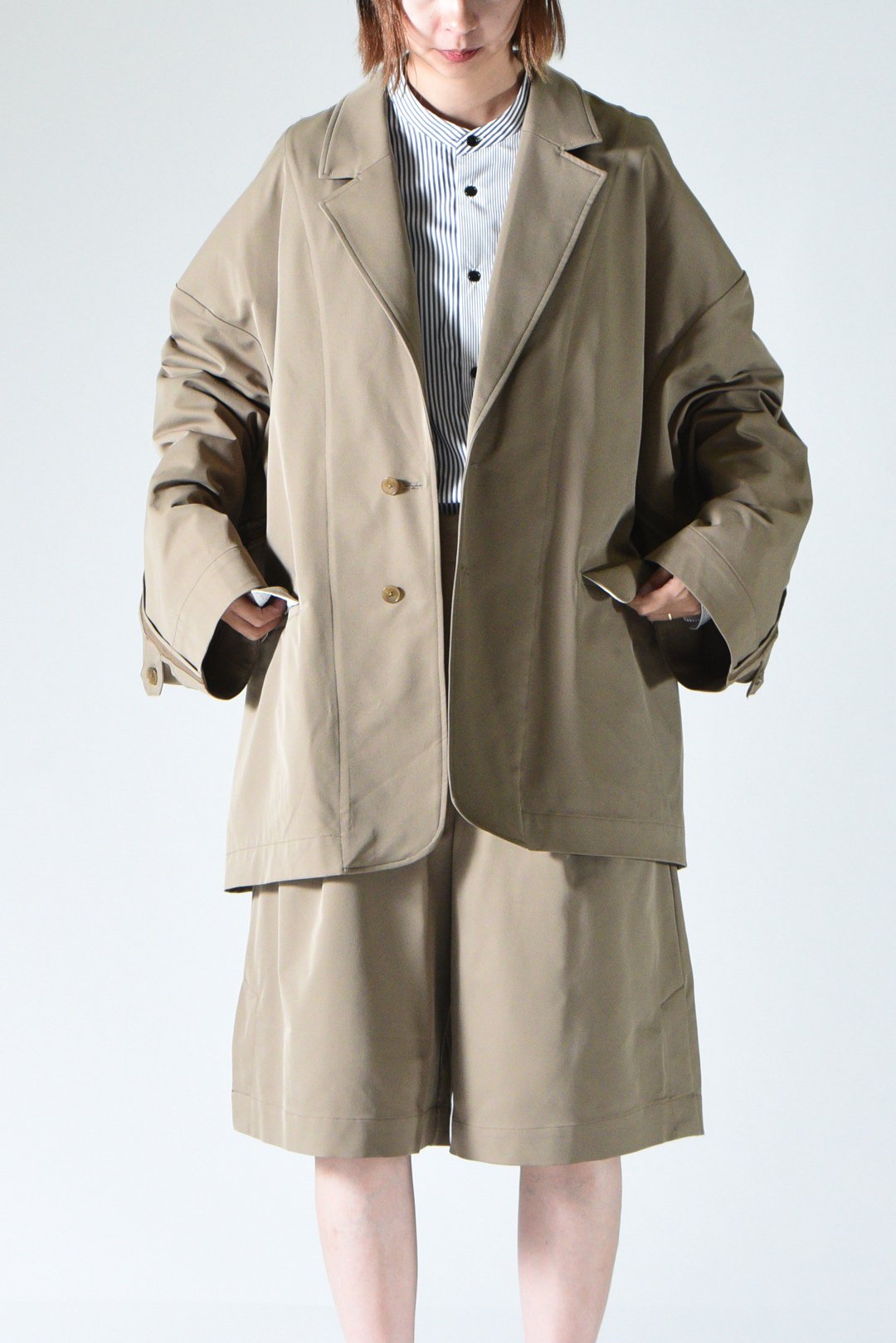 VOAAOV 「VOAAOV STYLE」ビッグジャケット Beige - BISHOOL,Edwina