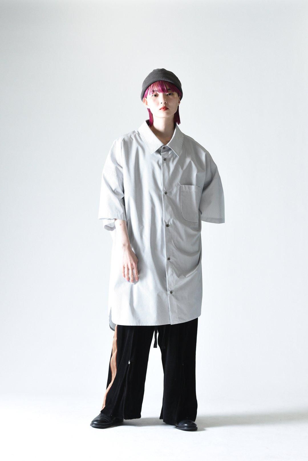 VOAAOV 「XXXXL」スーパービッグハーフスリーブシャツ Stripe