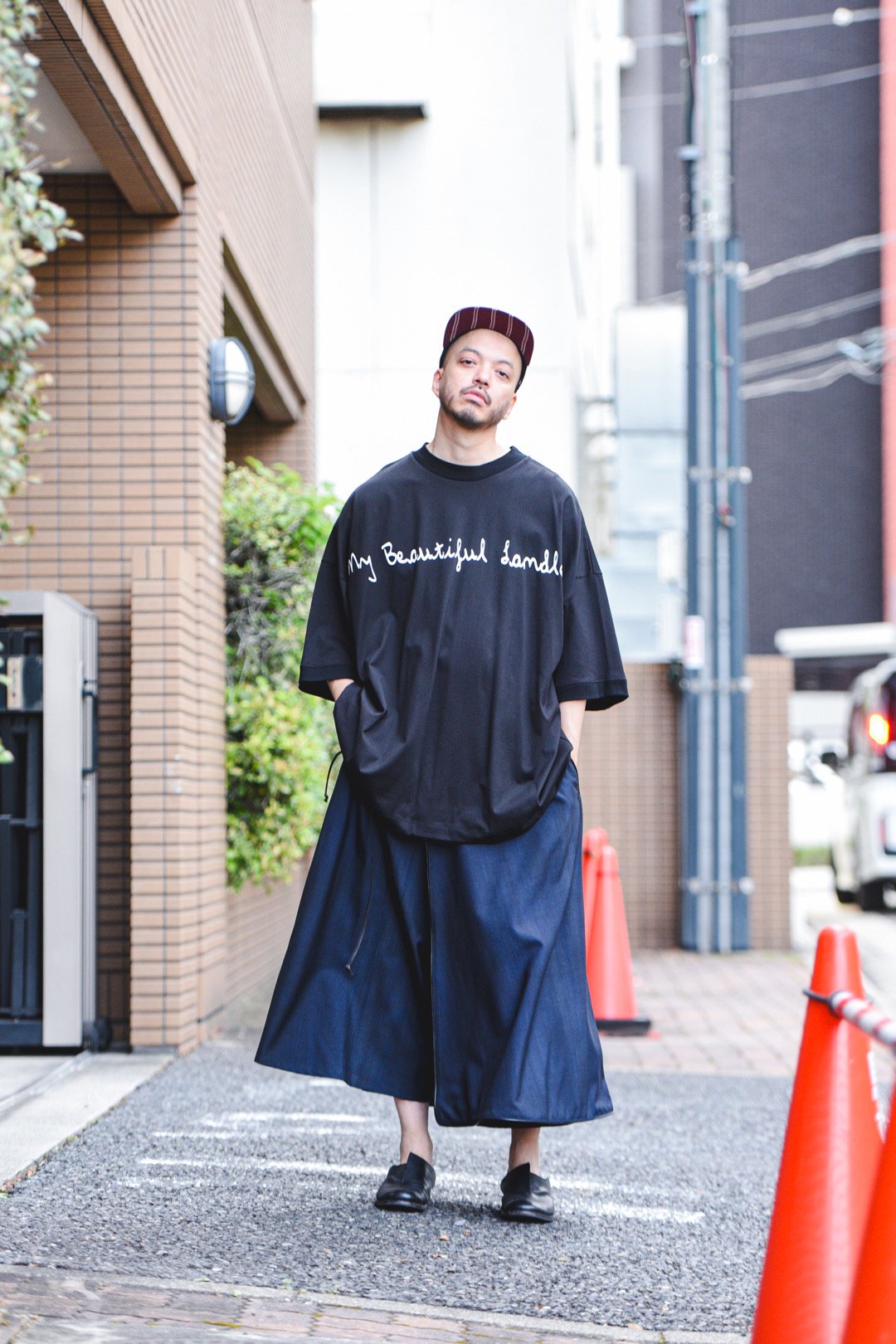 BISHOOL Urban Wool Leather Piping Wrap Pants black×blue - BISHOOL,Edwina  Horl,My Beautiful Landlet,YANTOR等取扱い OVIE STUDIO の通販サイト