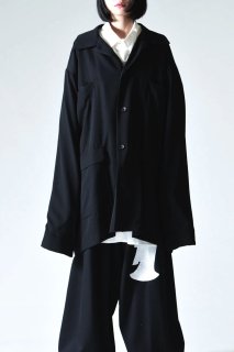BISHOOL Wool Gabardine Huge Jacket