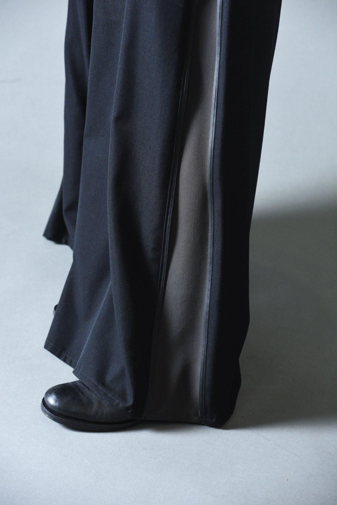BISHOOL Wool Gabardine Big Track Pants - BISHOOL,Edwina Horl