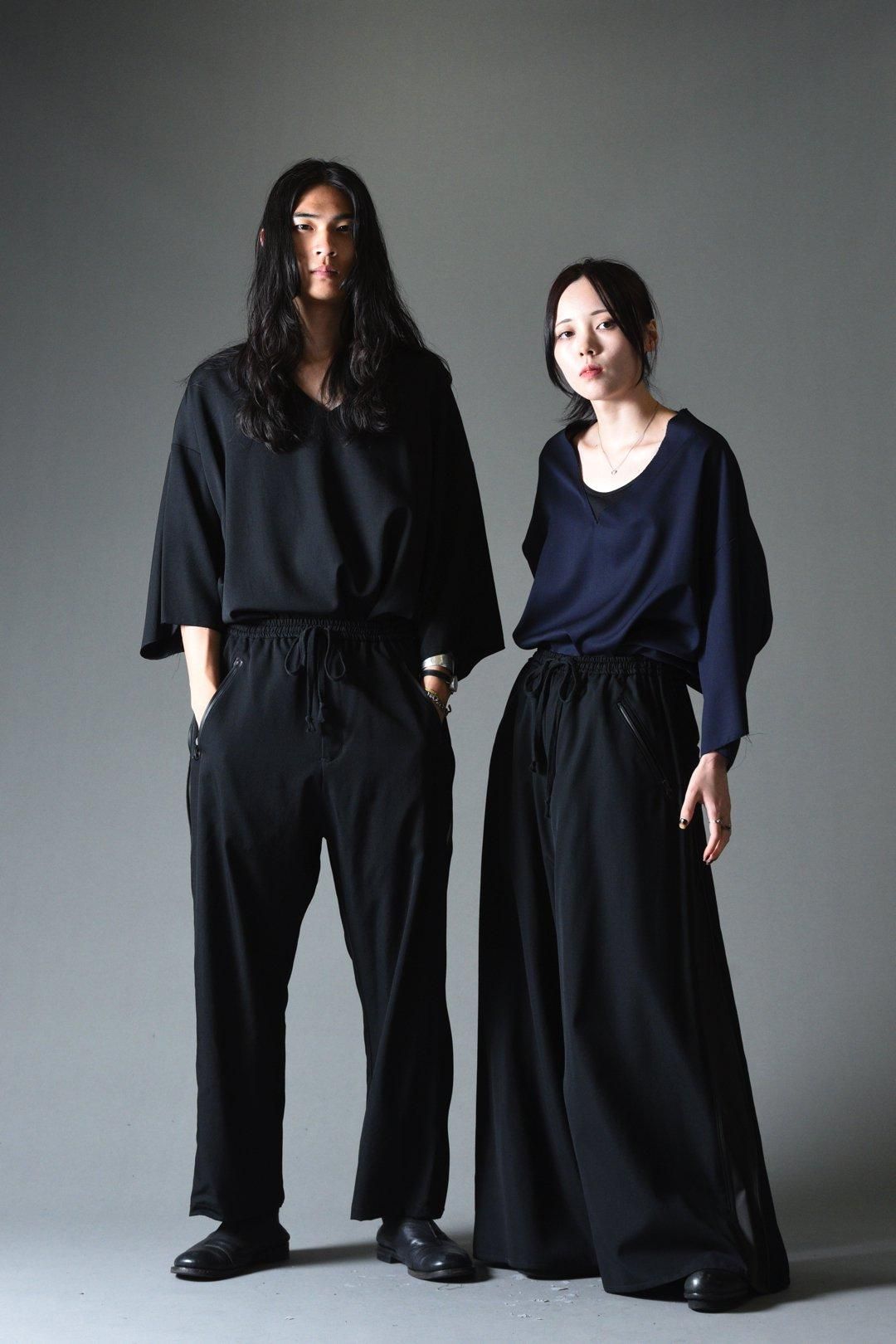 BISHOOL Wool Gabardine Big Track Pants - BISHOOL,Edwina Horl,My Beautiful  Landlet,YANTOR等取扱い OVIE STUDIO の通販サイト