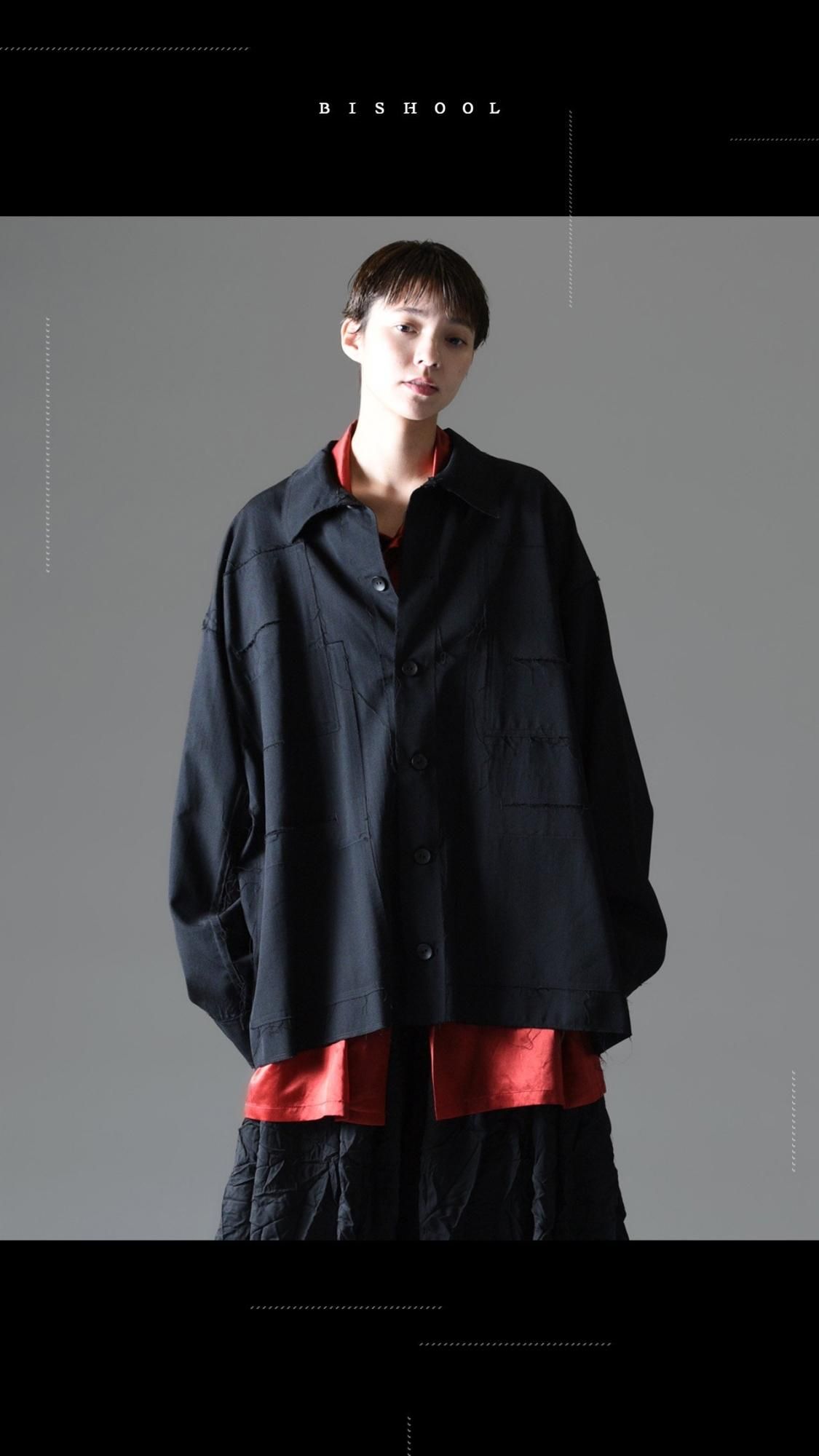 BISHOOL Wool Gabardine Cut Off Jacket with Damage Pocket black - BISHOOL,Edwina Horl,My Beautiful Landlet,YANTOR等取扱い OVIE STUDIO の通販サイト BISHOOL Wool Gabardine Cut Off Jacket with Damage Pocket black - BISHOOL,Edwina Horl,My Beautiful Landlet,YANTOR等取扱い OVIE STUDIO の通販サイト