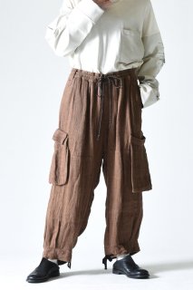 Leh PAJAMA Wide Pants brown