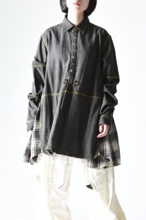 Leh ͷ̱ Pullover Shirt ink black