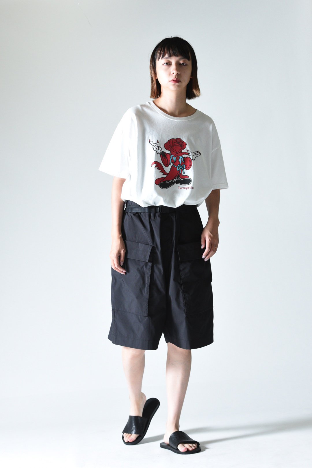 ESSAY ACID SHORTS Black - BISHOOL,Edwina Horl,My Beautiful Landlet