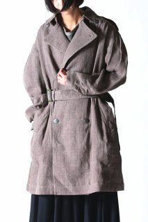 Leh Linen Trench Coat