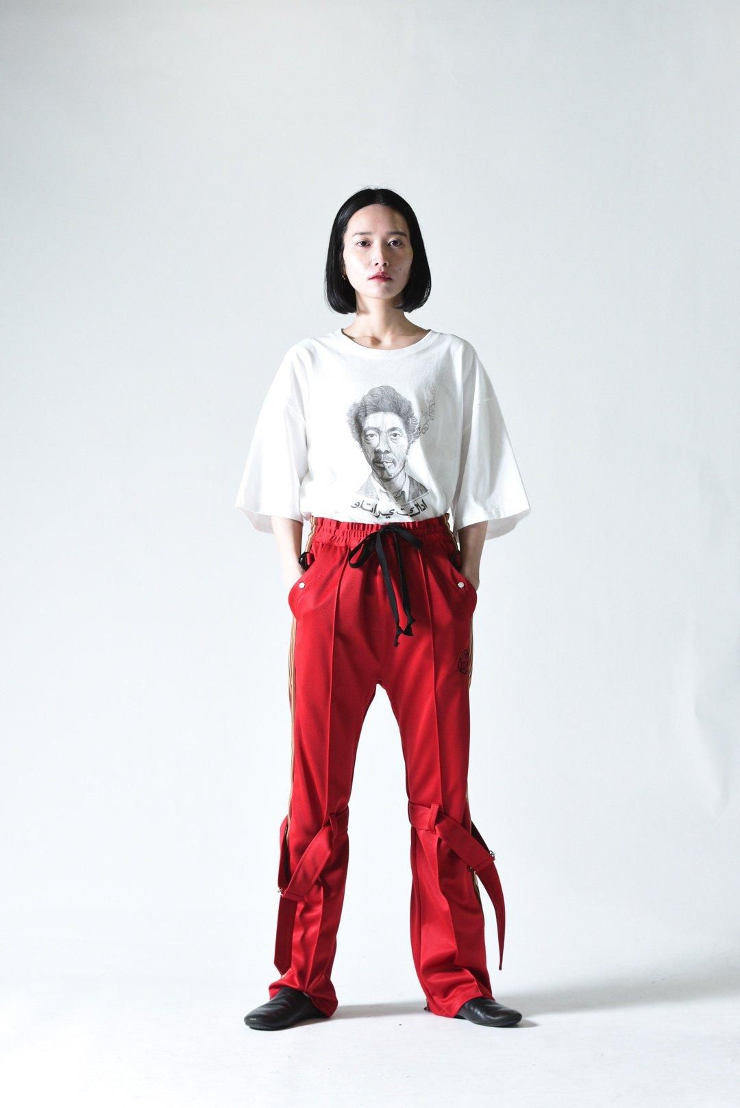 Leh Bondage Track Pants Red - BISHOOL,Edwina Horl,My