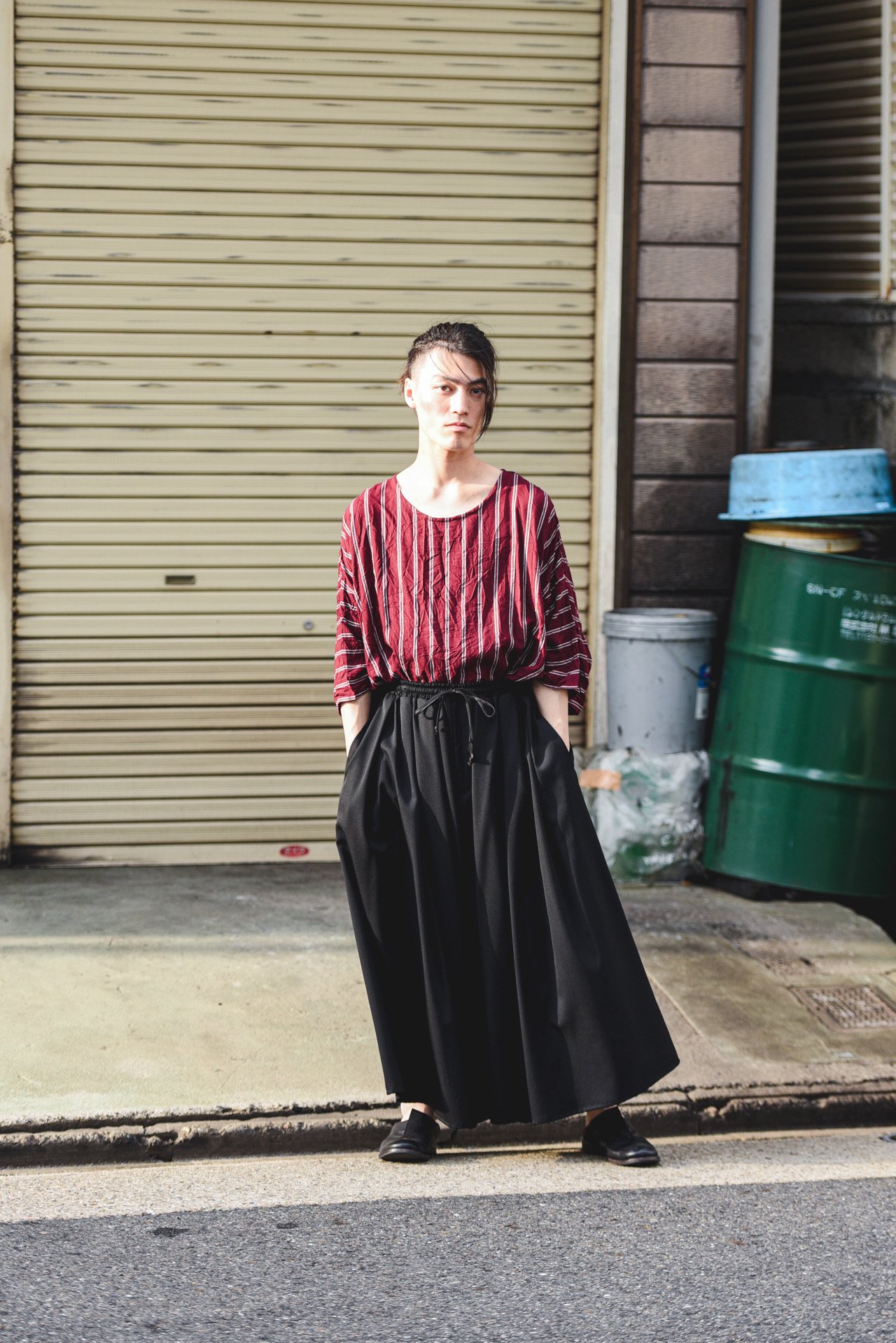 BISHOOL Wool Gabardine 3 Tuck 袴 Pants - BISHOOL,Edwina Horl,My ...