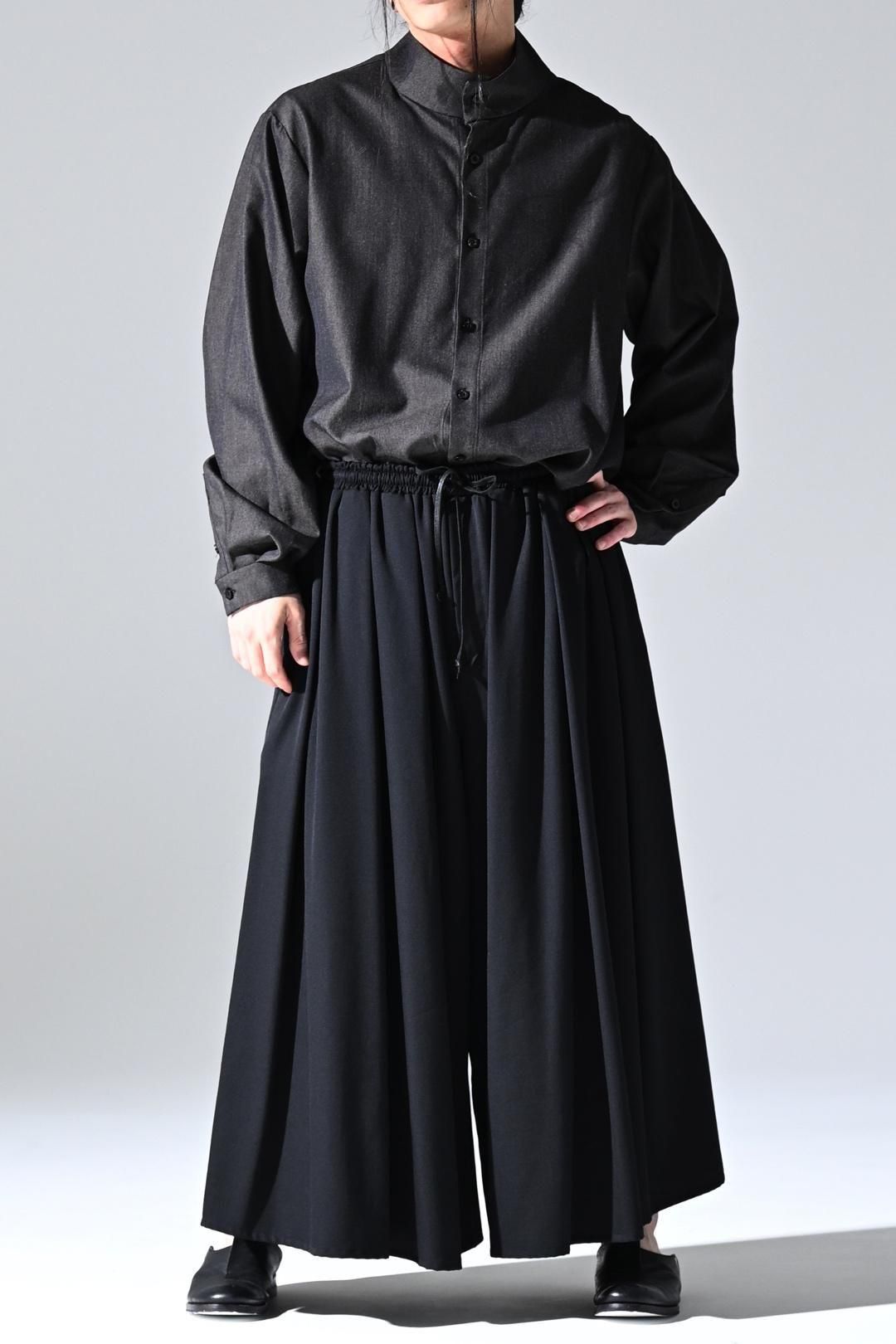 BISHOOL Wool Gabardine 3 Tuck 袴 Pants - BISHOOL,Edwina Horl
