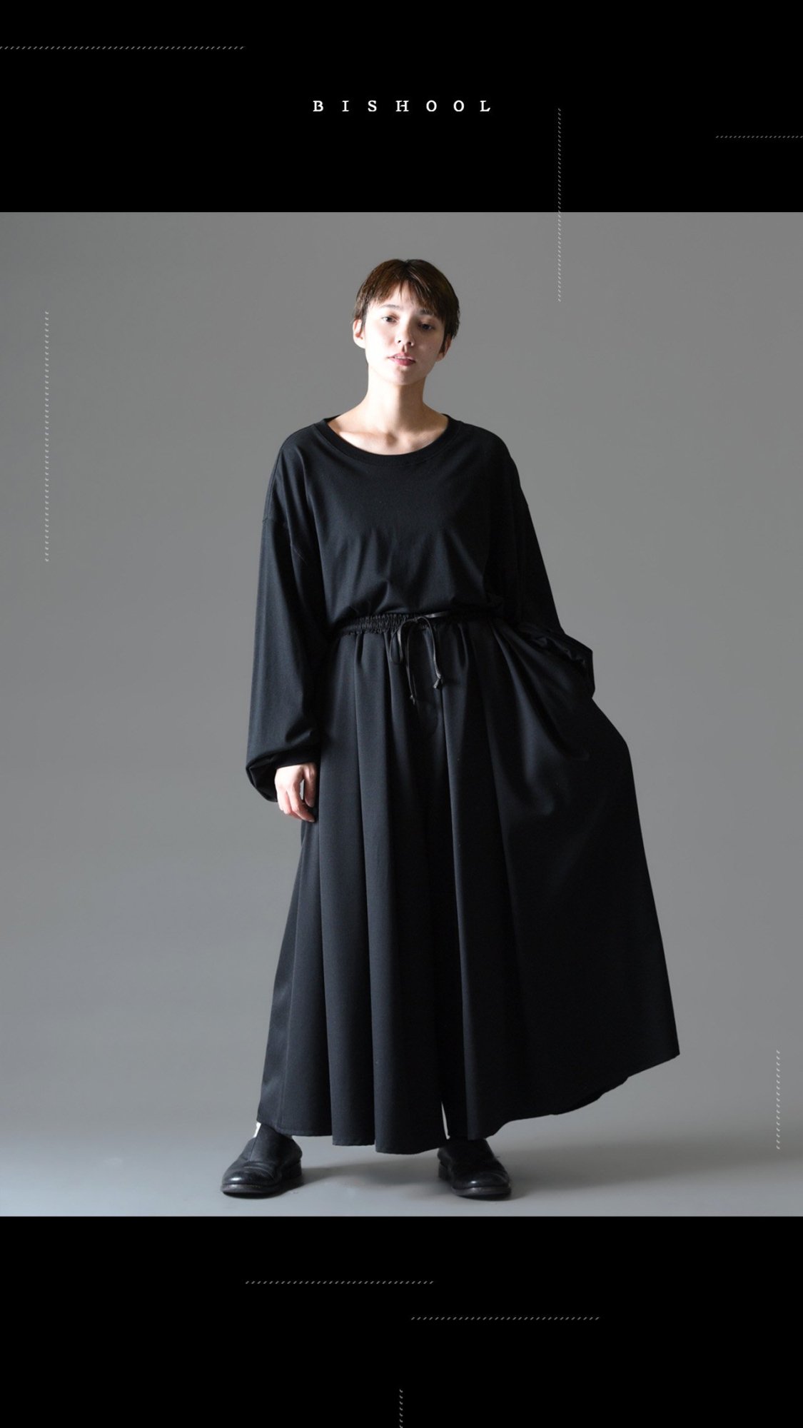 BISHOOL Wool Gabardine 3 Tuck 袴 Pants - BISHOOL,Edwina Horl,My Beautiful  Landlet,YANTOR等取扱い OVIE STUDIO の通販サイト