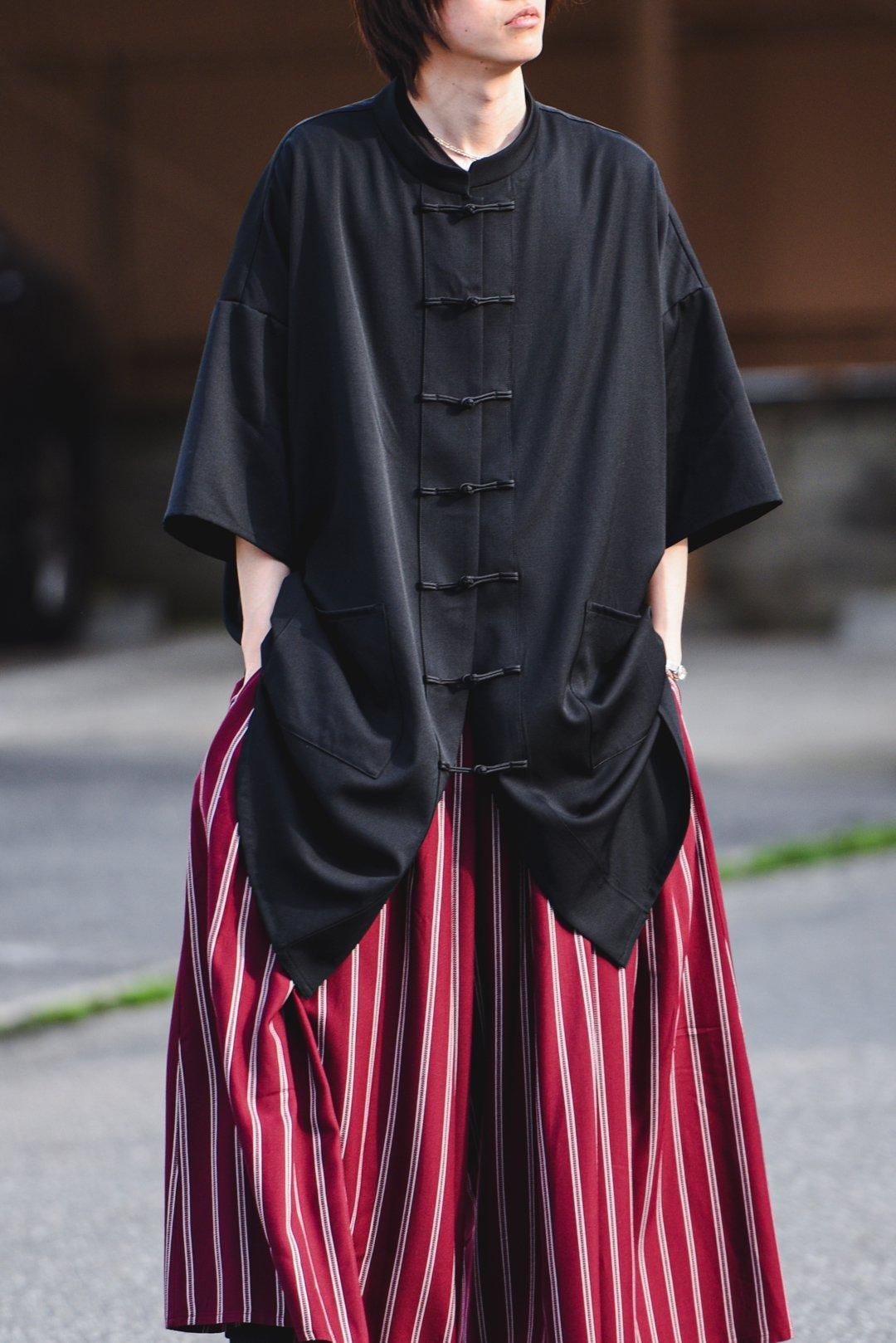BISHOOL Wool Gabardine China Big Shirt - BISHOOL,Edwina Horl