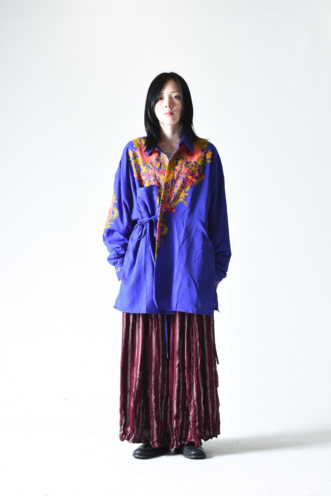 Leh Kashmir 羽織 Shirt Blue M - BISHOOL,Edwina Horl,My Beautiful  Landlet,YANTOR等取扱い OVIE STUDIO の通販サイト