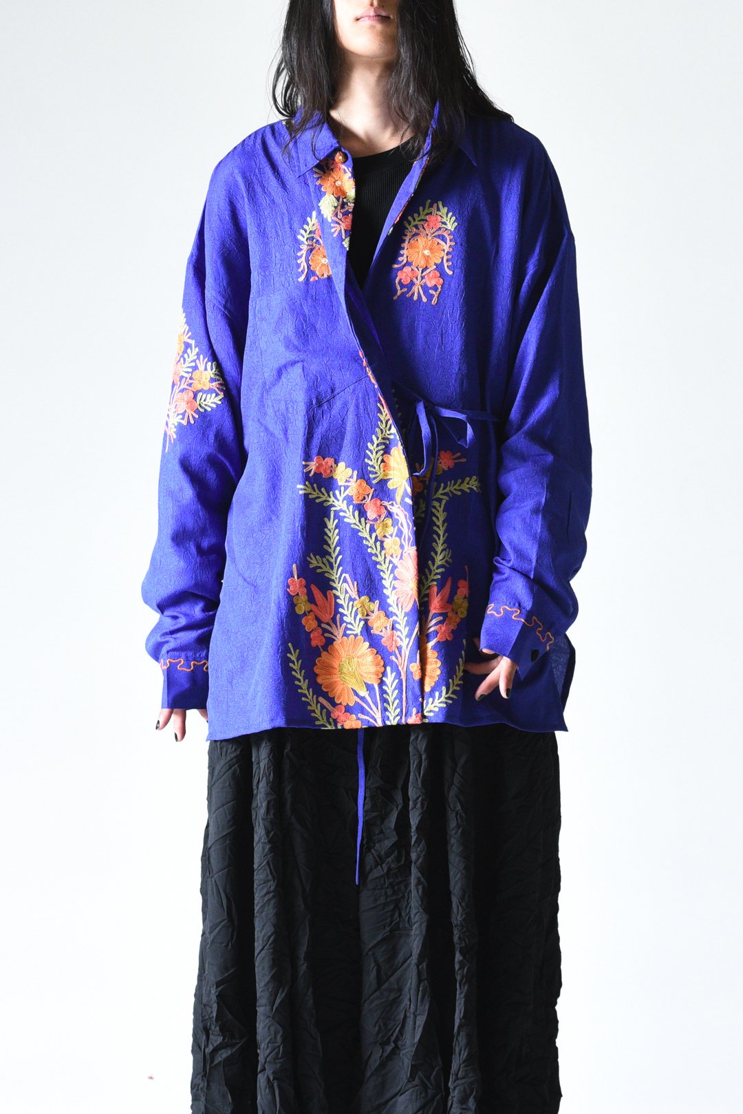 Leh Kashmir 羽織 Shirt Blue L - BISHOOL,Edwina Horl,My Beautiful  Landlet,YANTOR等取扱い OVIE STUDIO の通販サイト