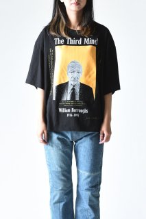 Leh Big Size Slit T-Shirt/William Burroughs black