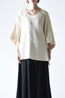 BISHOOL The Classic Knit Sew Heavy Waffle off white